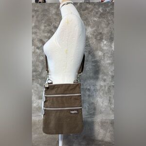 Baggallini Brown Lightweight Crossbody Messenger Bag (B7)
